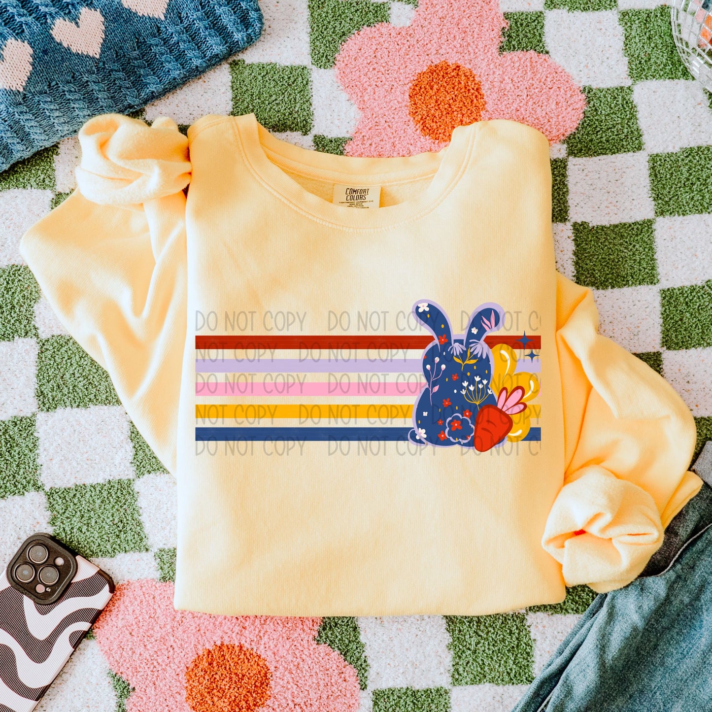 Easter Retro Bunny-Ollie & Co.