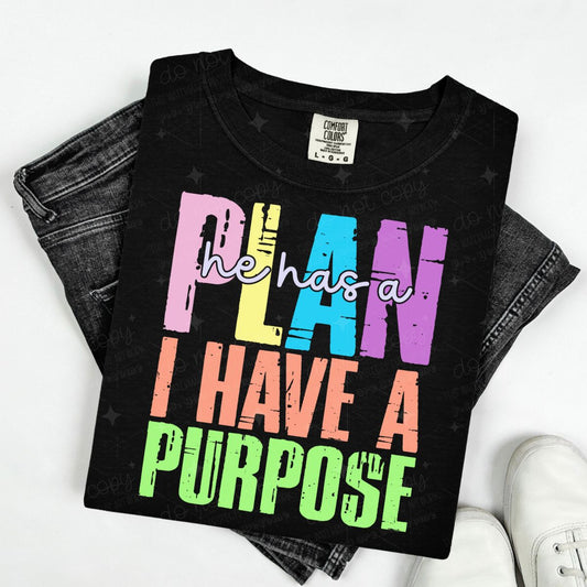 HE HAS A PLAN I HAVE A PURPOSE