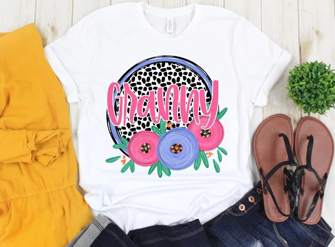 Dot & Floral Mom Names-Ollie & Co.