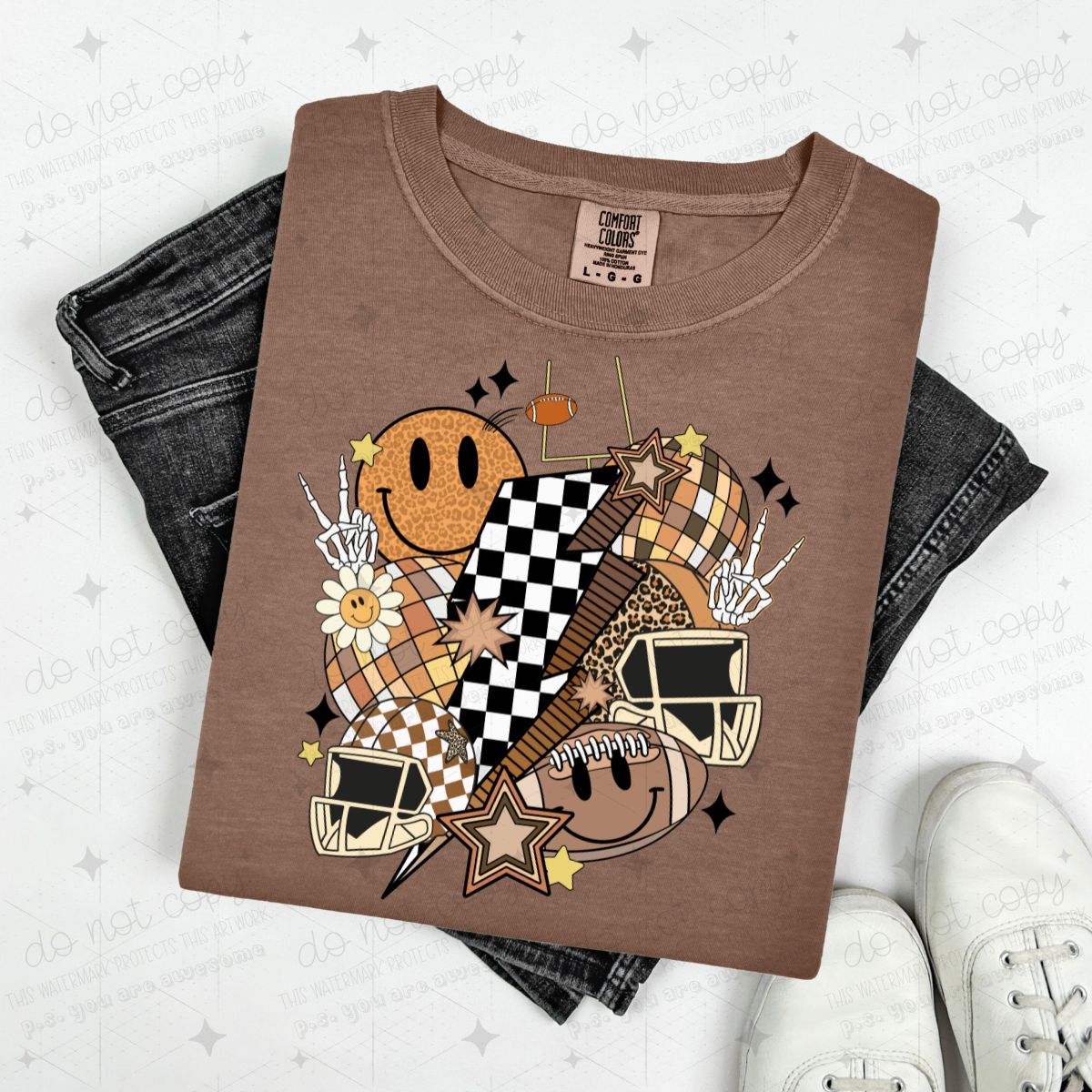 RETRO FOOTBALL - STAR - PICK YOUR COLOR