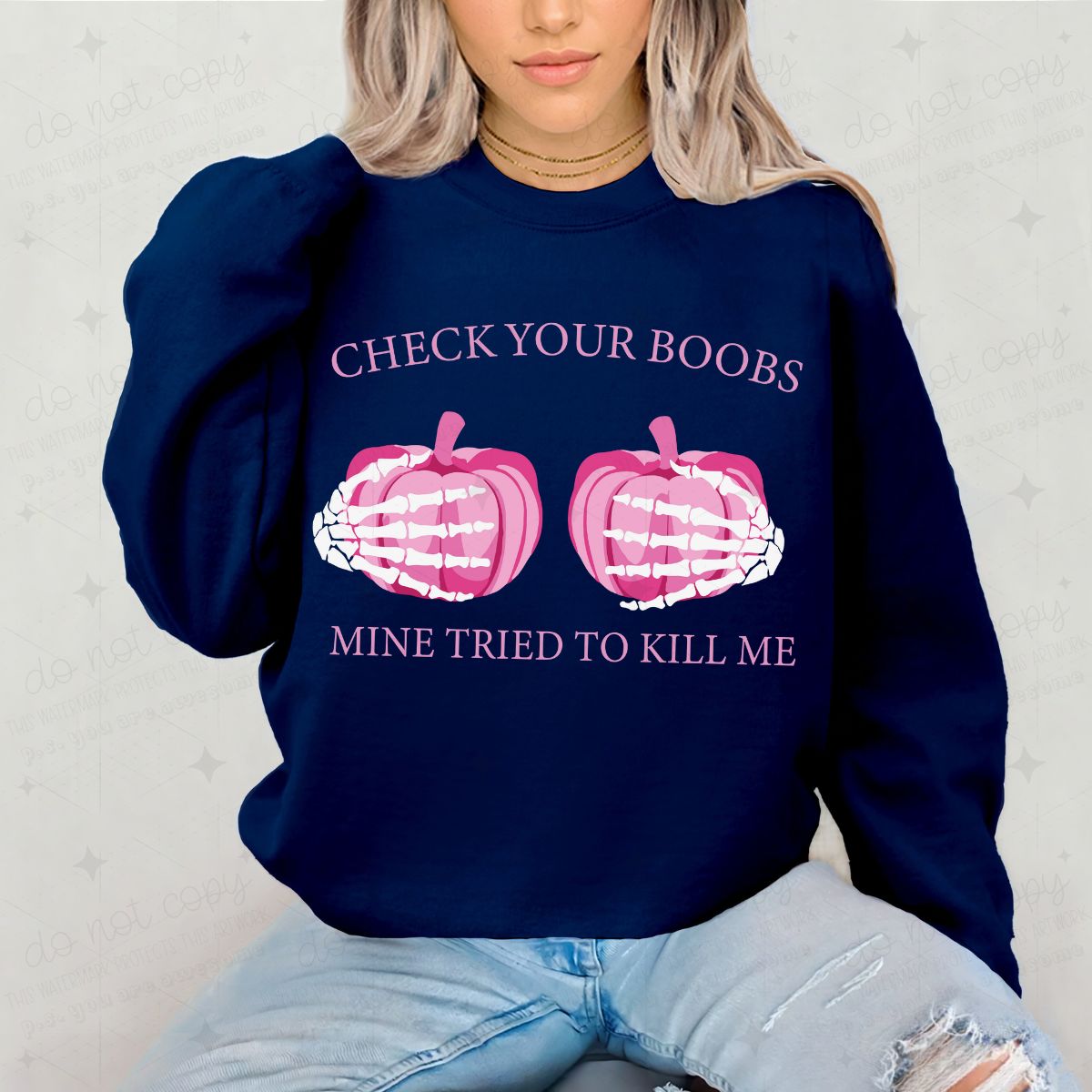 CHECK YOUR BOOBS MINE TRIED TO KILL ME