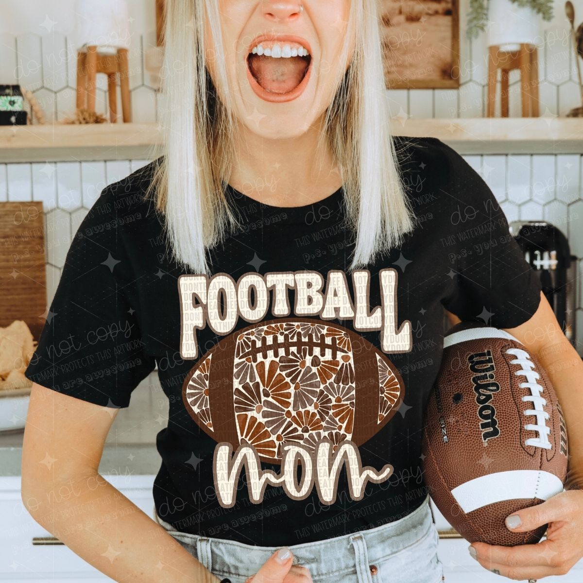 FLORAL FOOTBALL NAMES - PICK YOUR TITLE