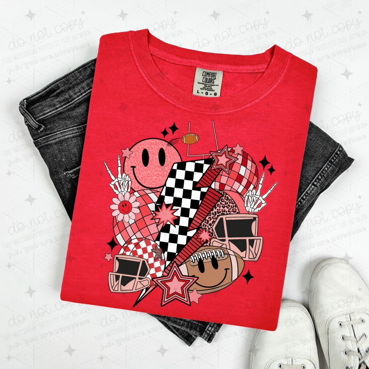 RETRO FOOTBALL - STAR - PICK YOUR COLOR