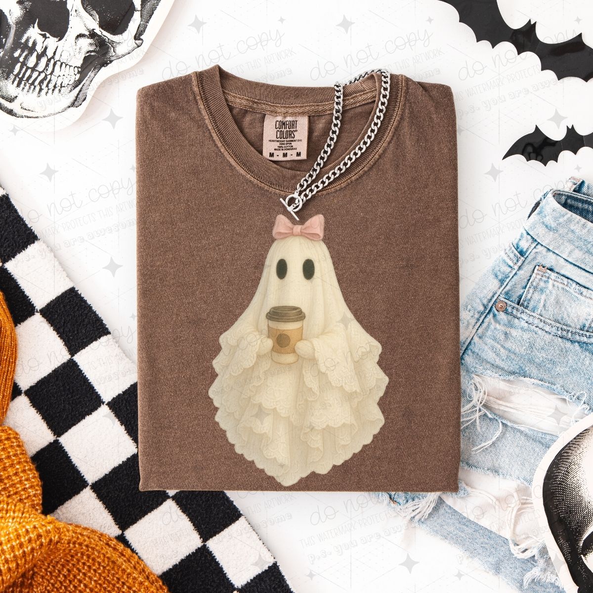 COQUETTE GHOST W/ A COFFEE
