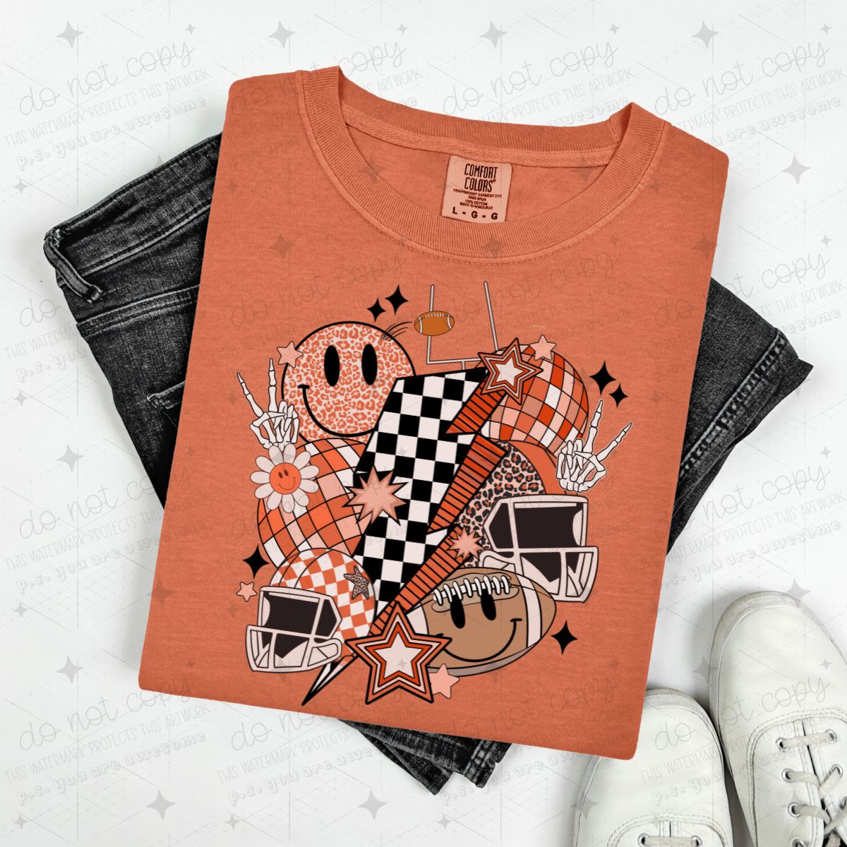 RETRO FOOTBALL - STAR - PICK YOUR COLOR