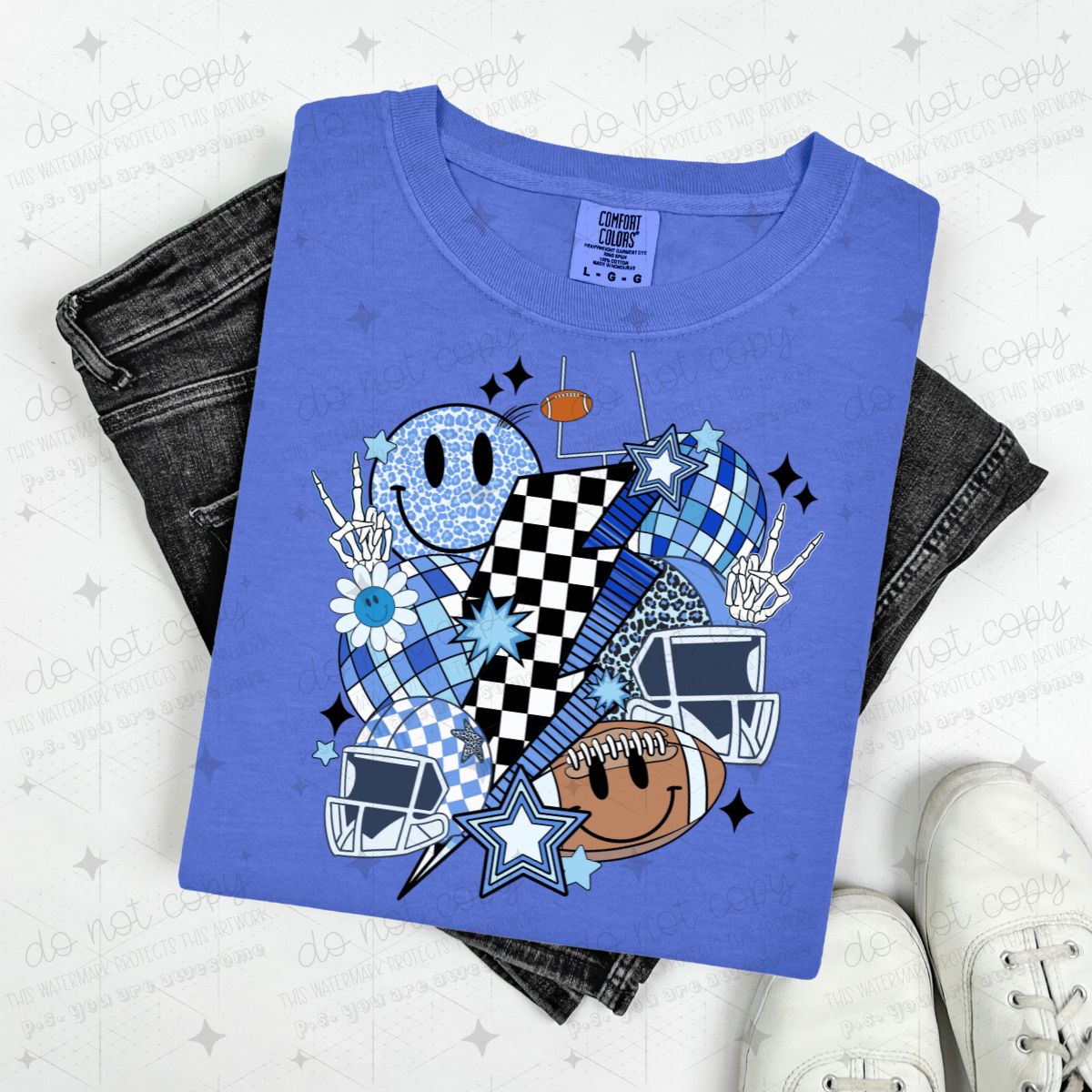 RETRO FOOTBALL - STAR - PICK YOUR COLOR