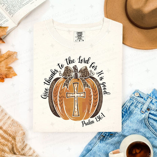 COQUETTE GIVE THANKS TO THE LORD FOR HE IS GOOD