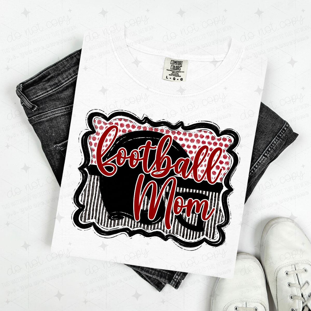 FOOTBALL MOM - PICK YOUR COLOR