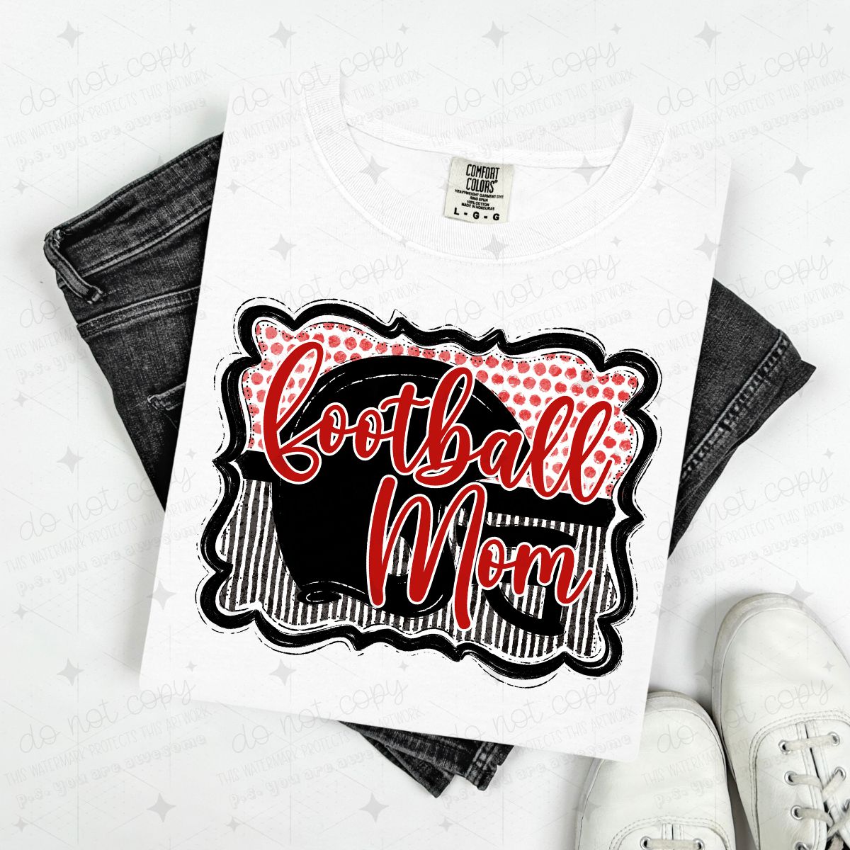 FOOTBALL MOM - PICK YOUR COLOR