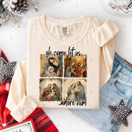 OH COME LET US ADORE HIM