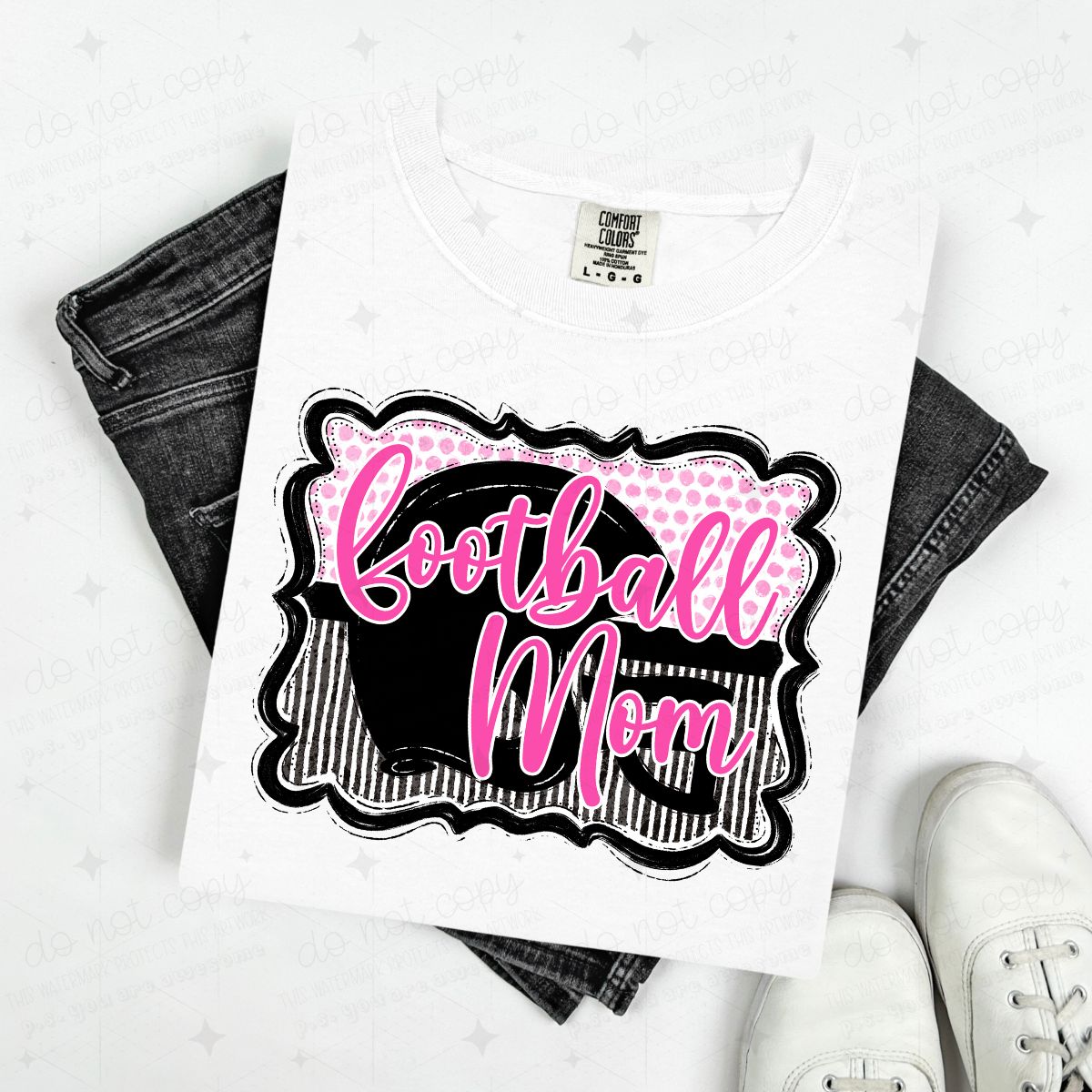 FOOTBALL MOM - PICK YOUR COLOR
