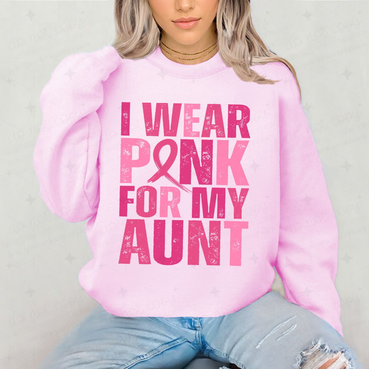 I WEAR PINK FOR MY AUNT