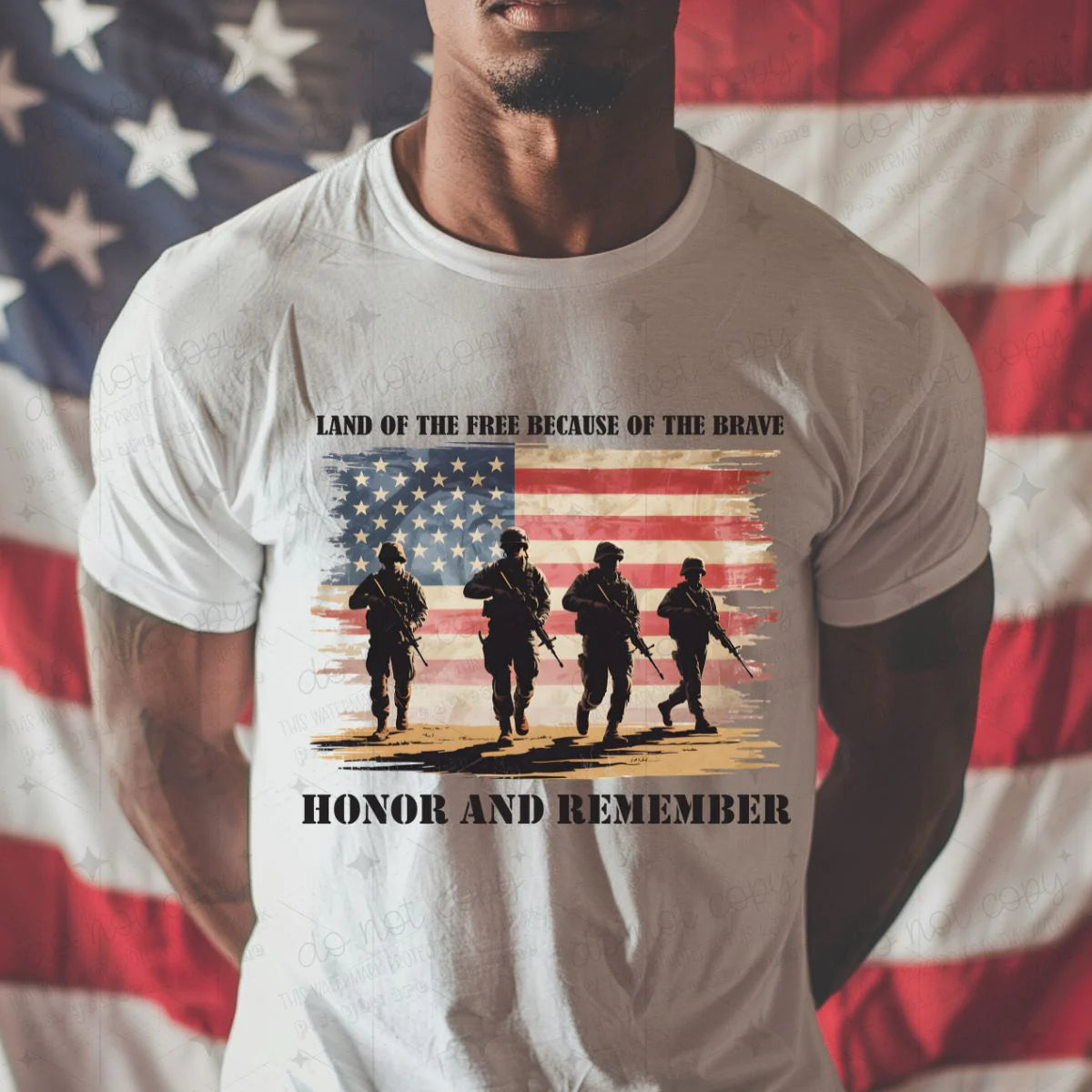 LAND OF THE FREE BECAUSE OF THE BRAVE