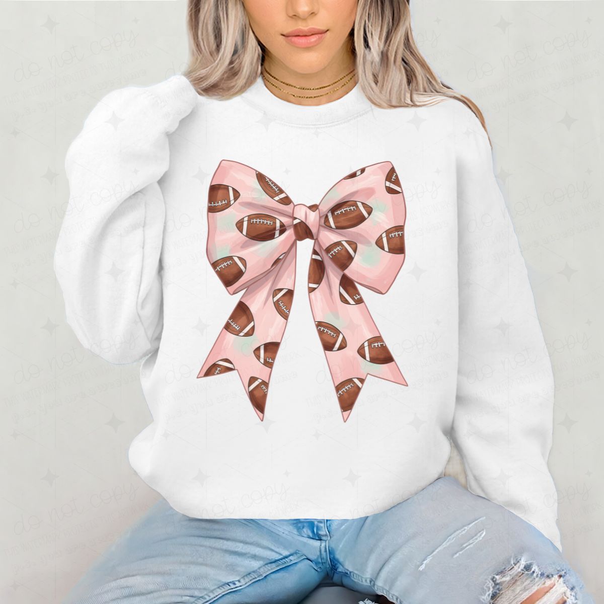 COQUETTE FOOTBALL BOW