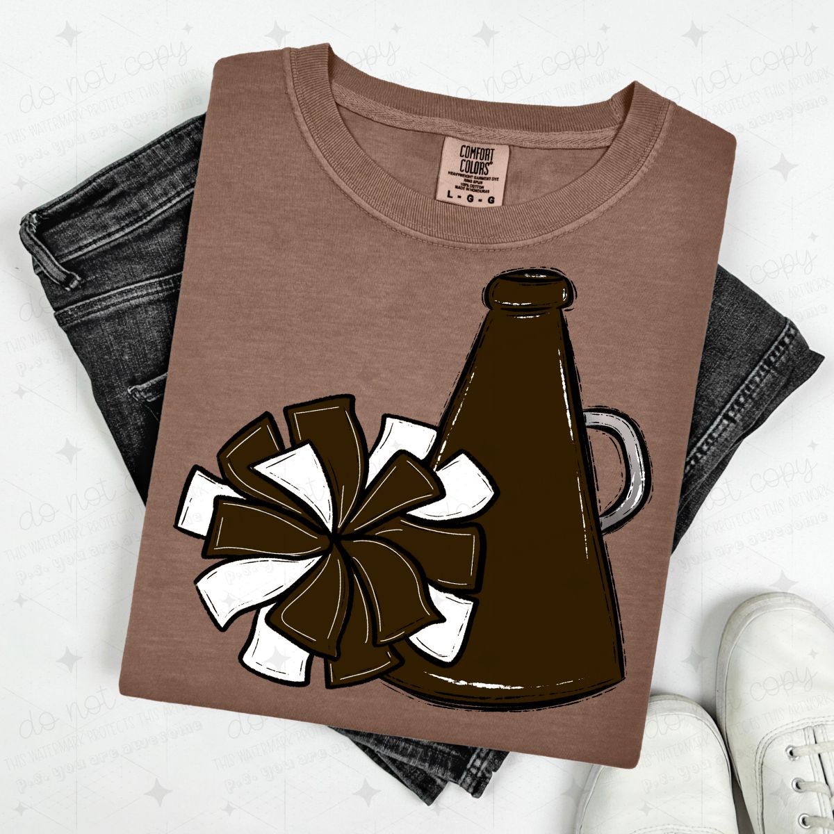 POMPOM & MEGAPHONE - BROWN