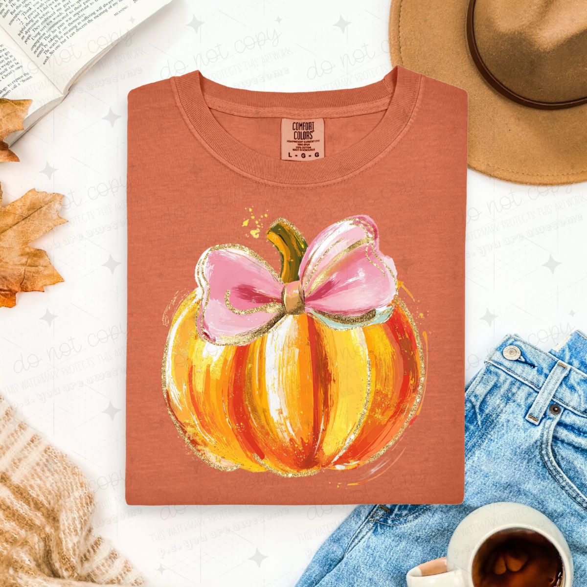 COQUETTE BRUSHSTROKE PUMPKIN