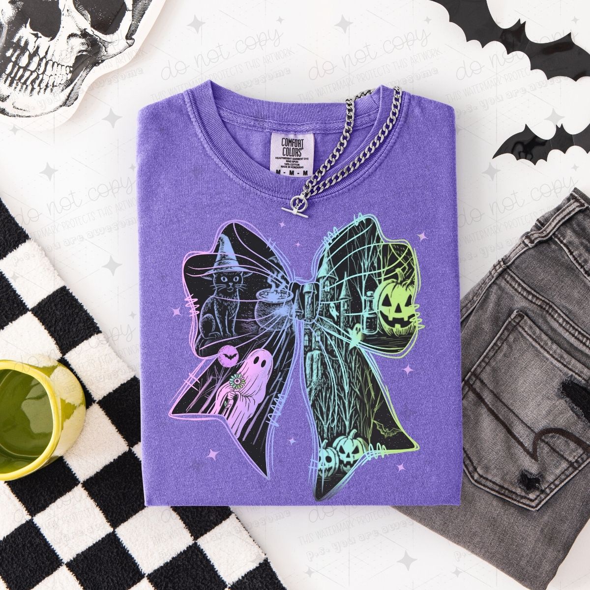 COQUETTE HALLOWEEN BOW
