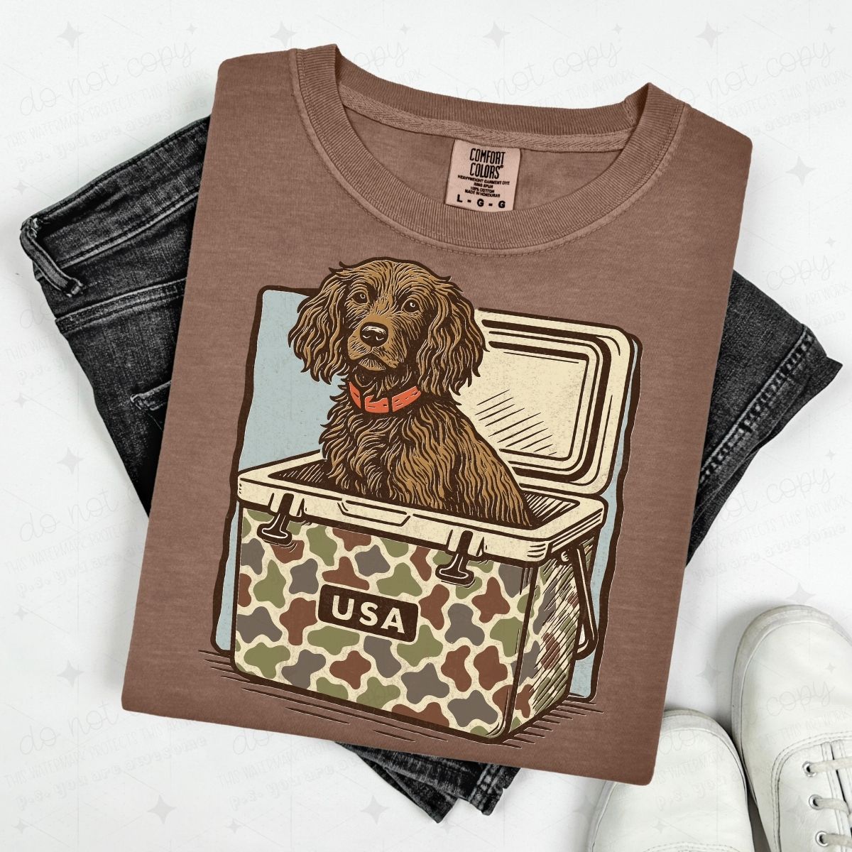 BROWN LAB HUNTING DOG