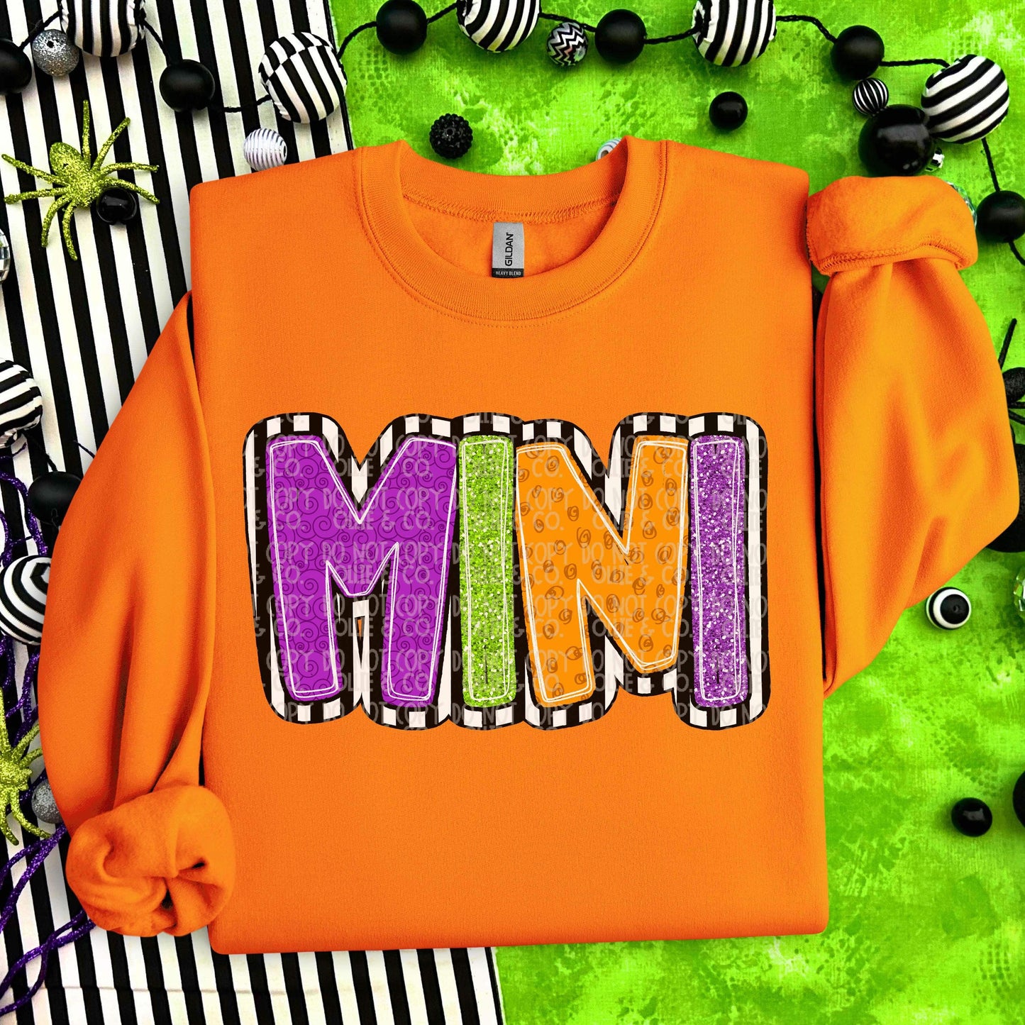 Mini Halloween hand lettered-Ollie & Co.