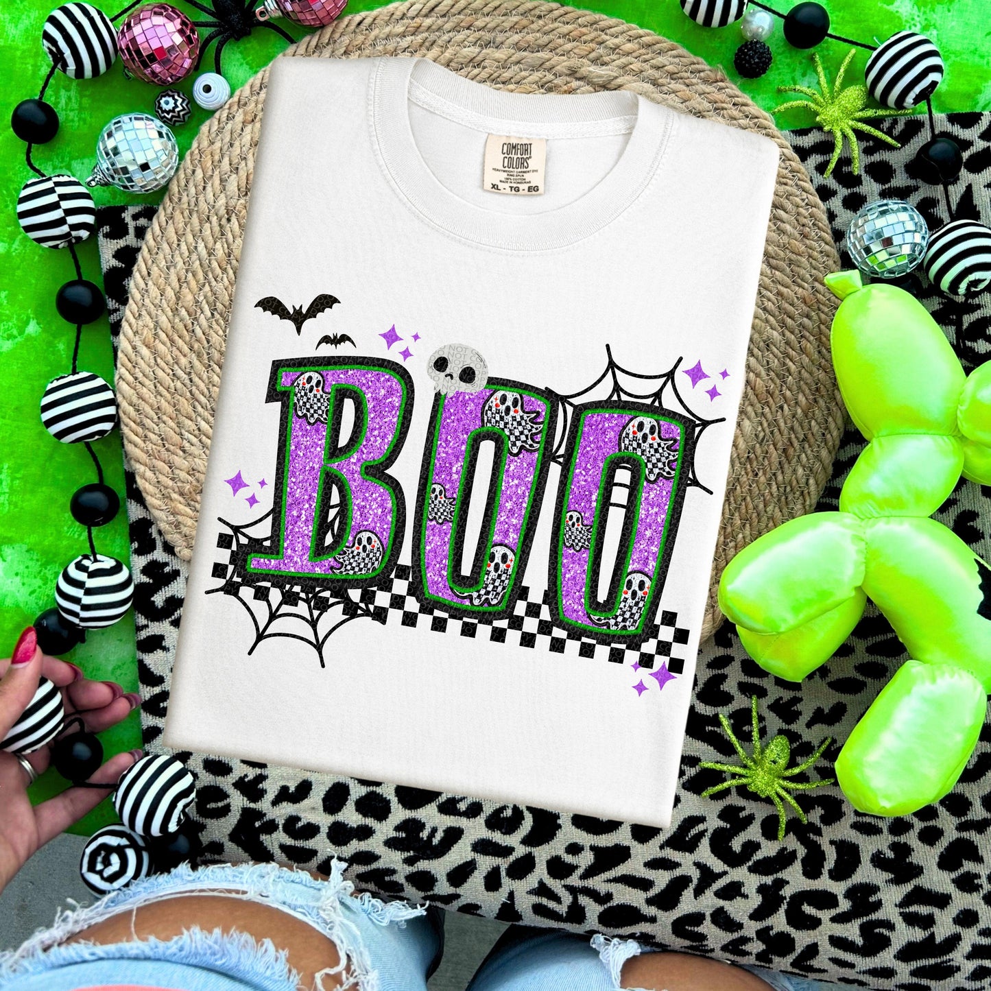 Boo Faux Embroidery-Ollie & Co.