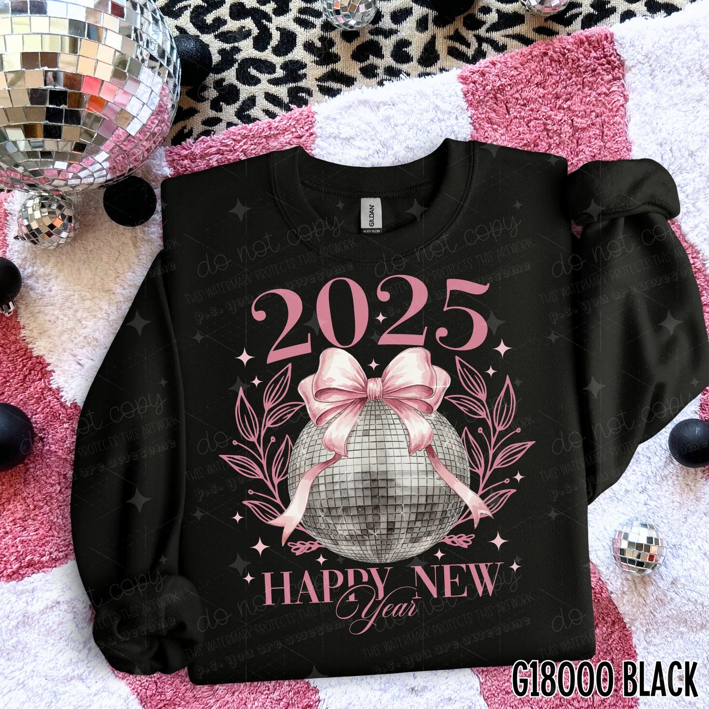 2025 Happy New Year Coquette-Ollie & Co.
