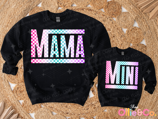 Mama Colorful Checker-Ollie & Co.