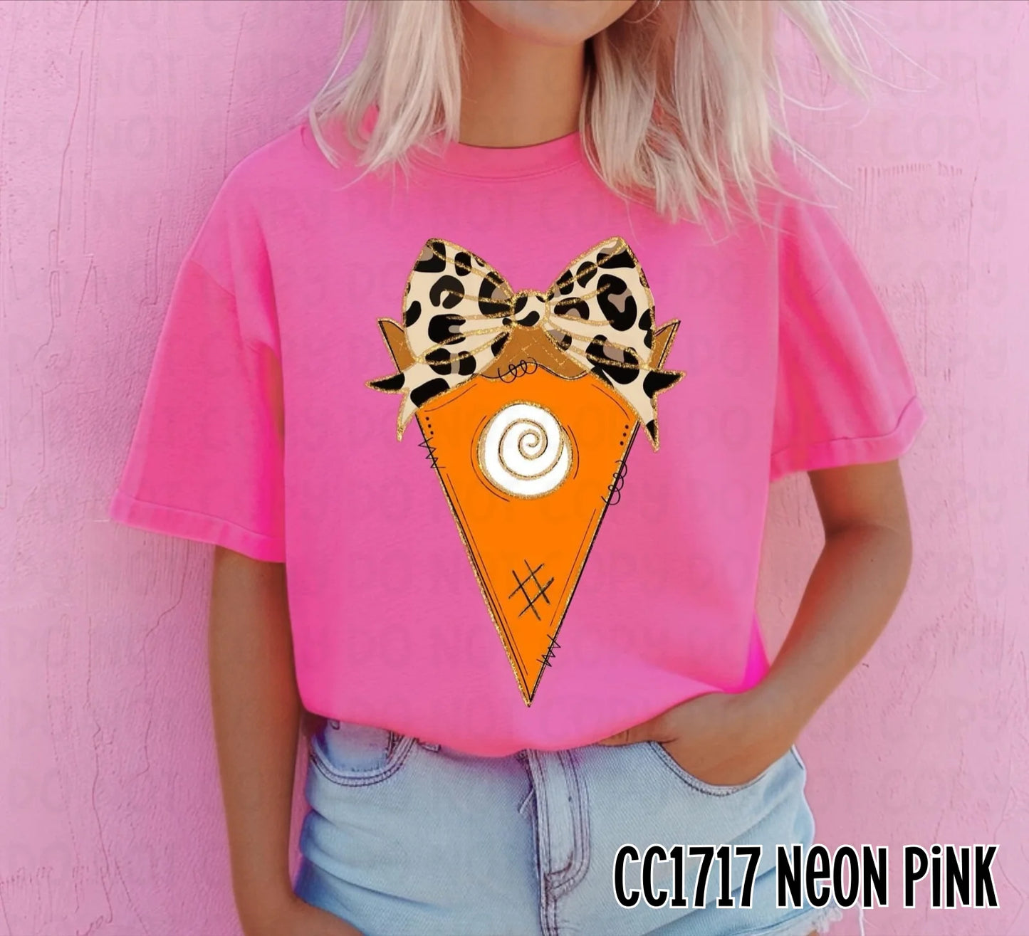 Pumpkin Pie Leopard Coquette Bow-Ollie & Co.