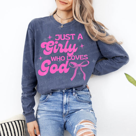 COQUETTE JUST A GIRLY WHO LOVES GOD