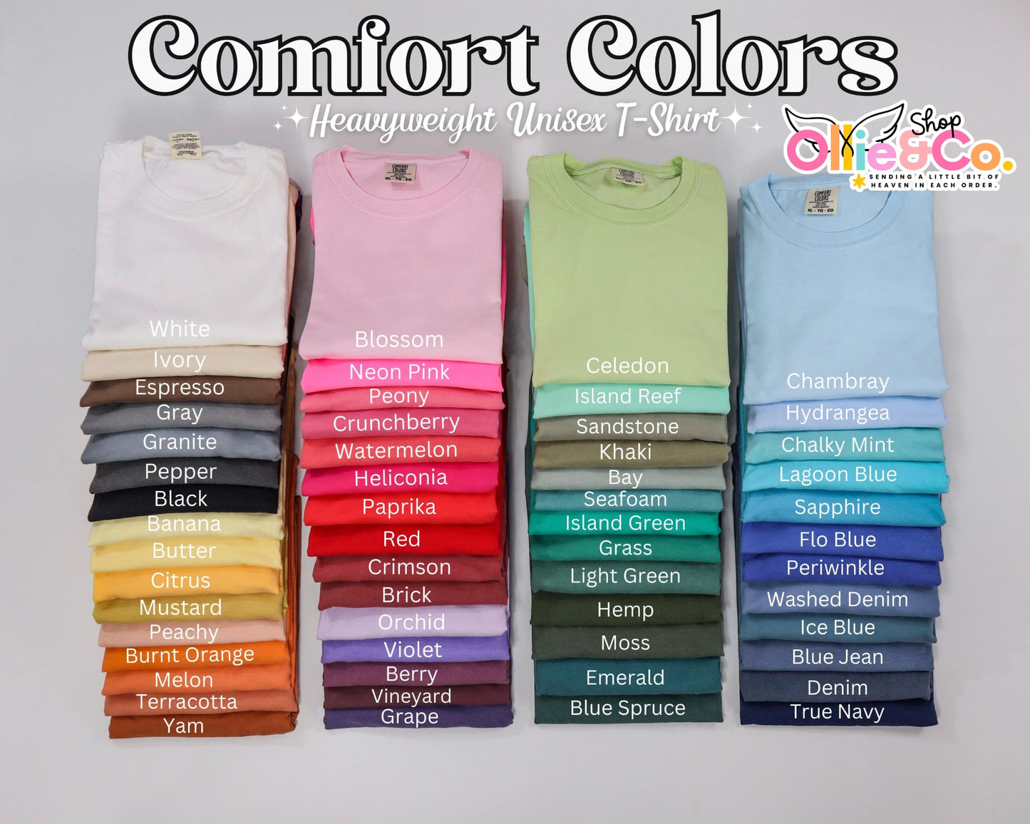 Faux Embroidery Christmas Sweater Names *OLLIE & CO EXCLUSIVE*-Ollie & Co.