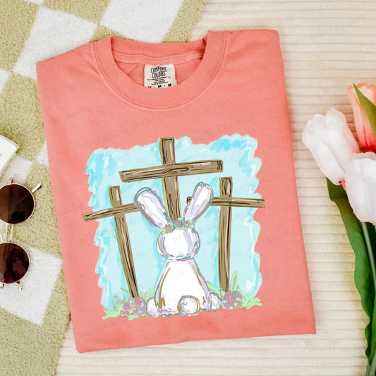 Three crosses with bunny-Ollie & Co.