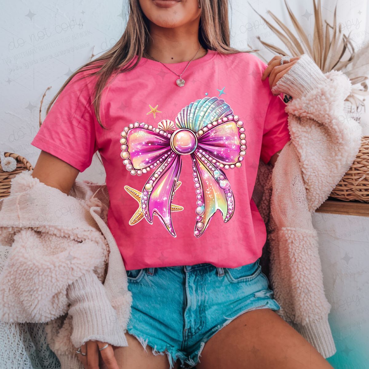 COQUETTE BEACHY BOW