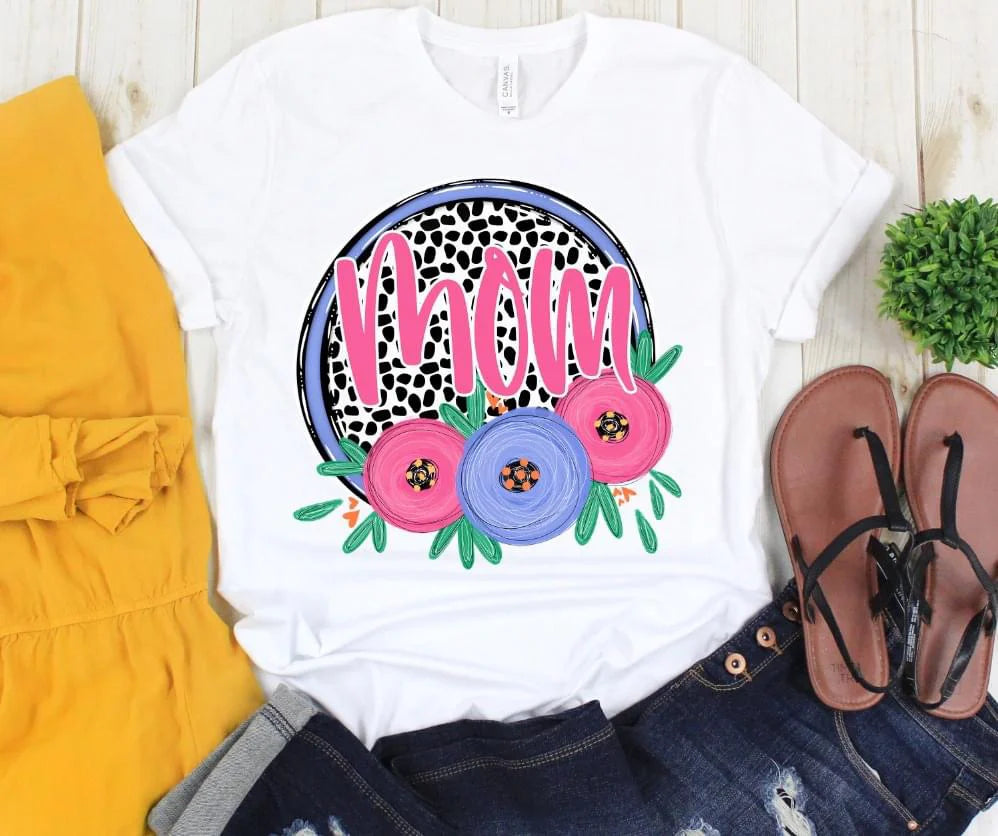 Dot & Floral Mom Names-Ollie & Co.