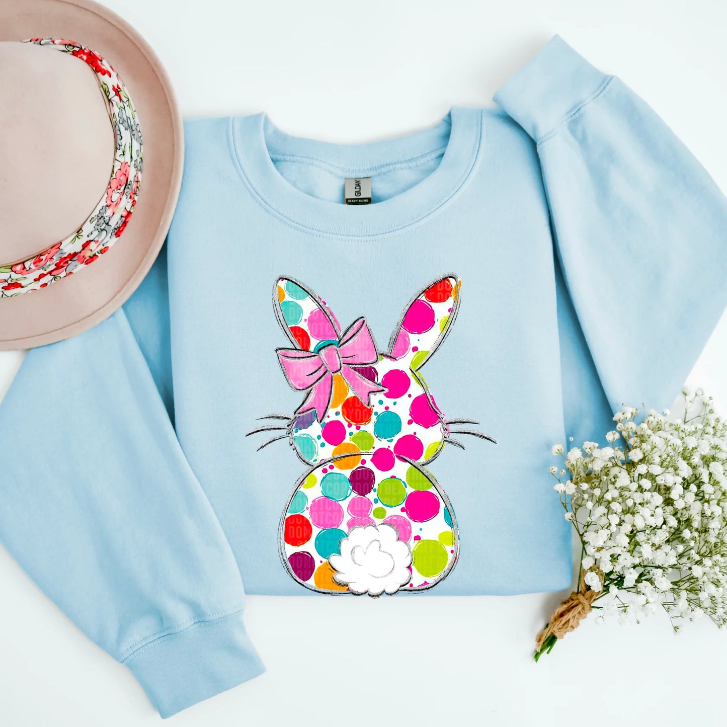 Dotted Easter Bunny-Ollie & Co.