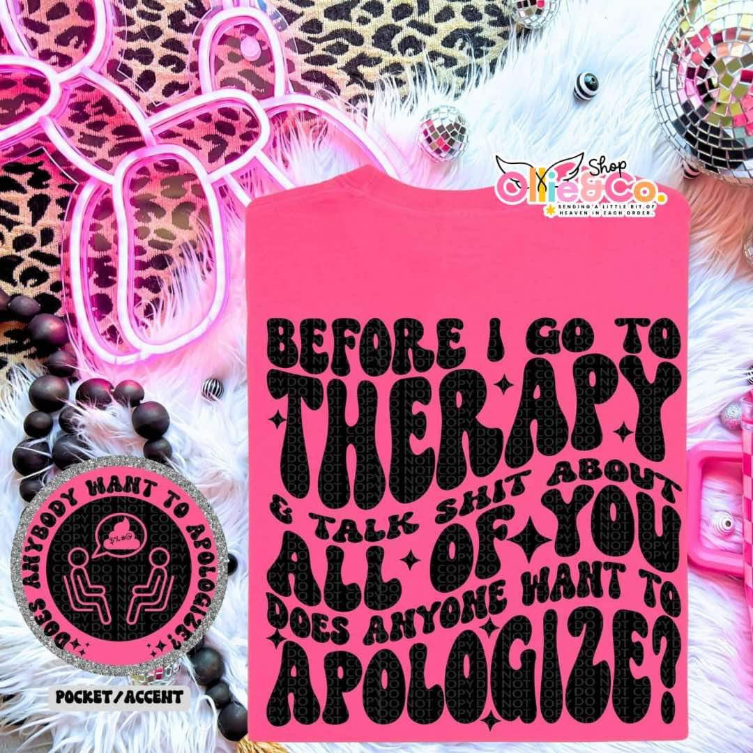 Before I go to therapy-Ollie & Co.