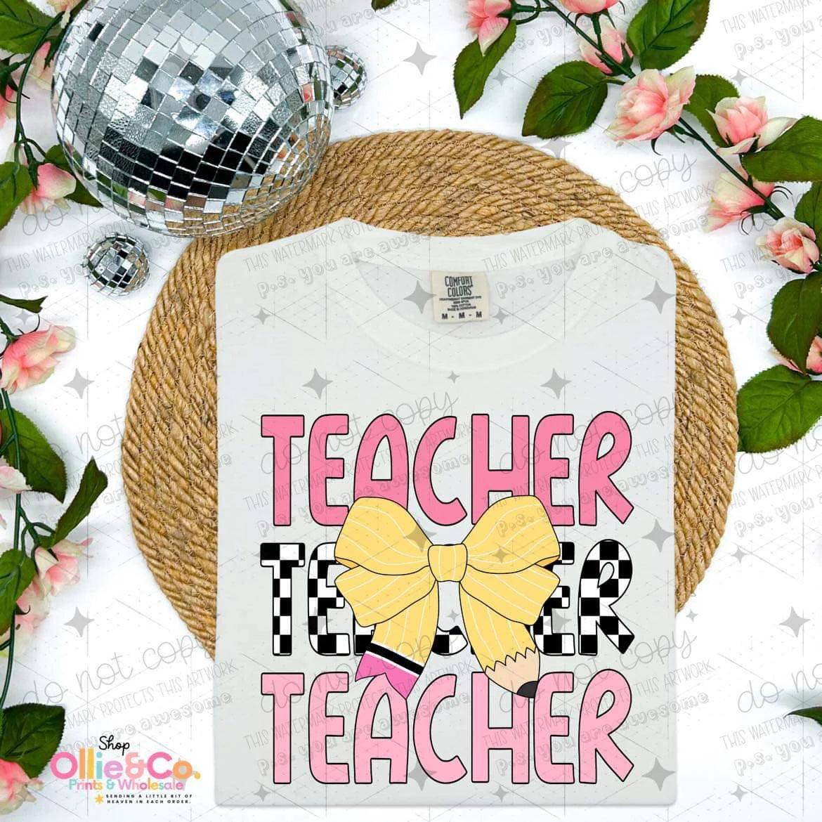 Teacher Bows-Ollie & Co.