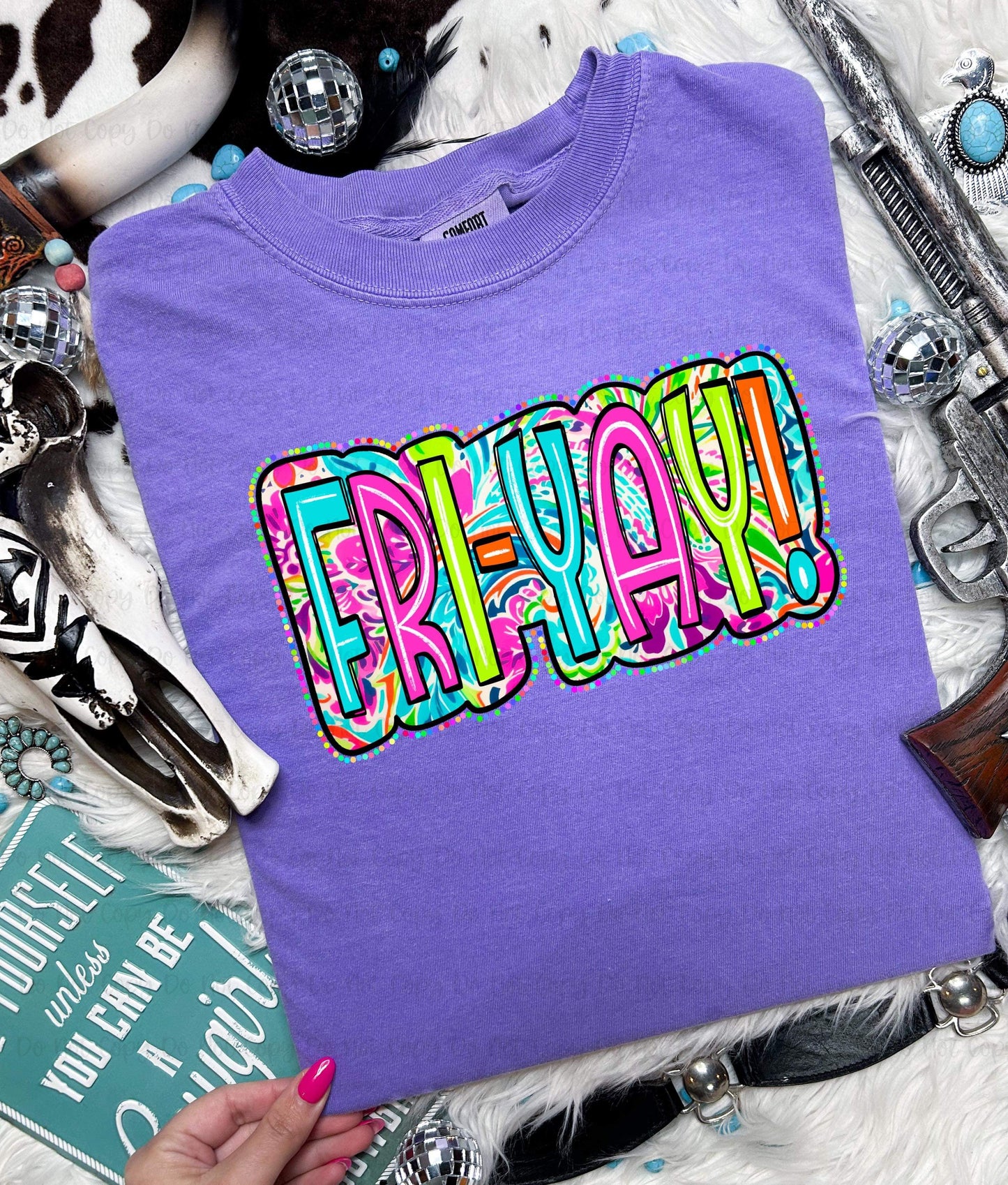 Fri-Yay bright paisley-Ollie & Co.