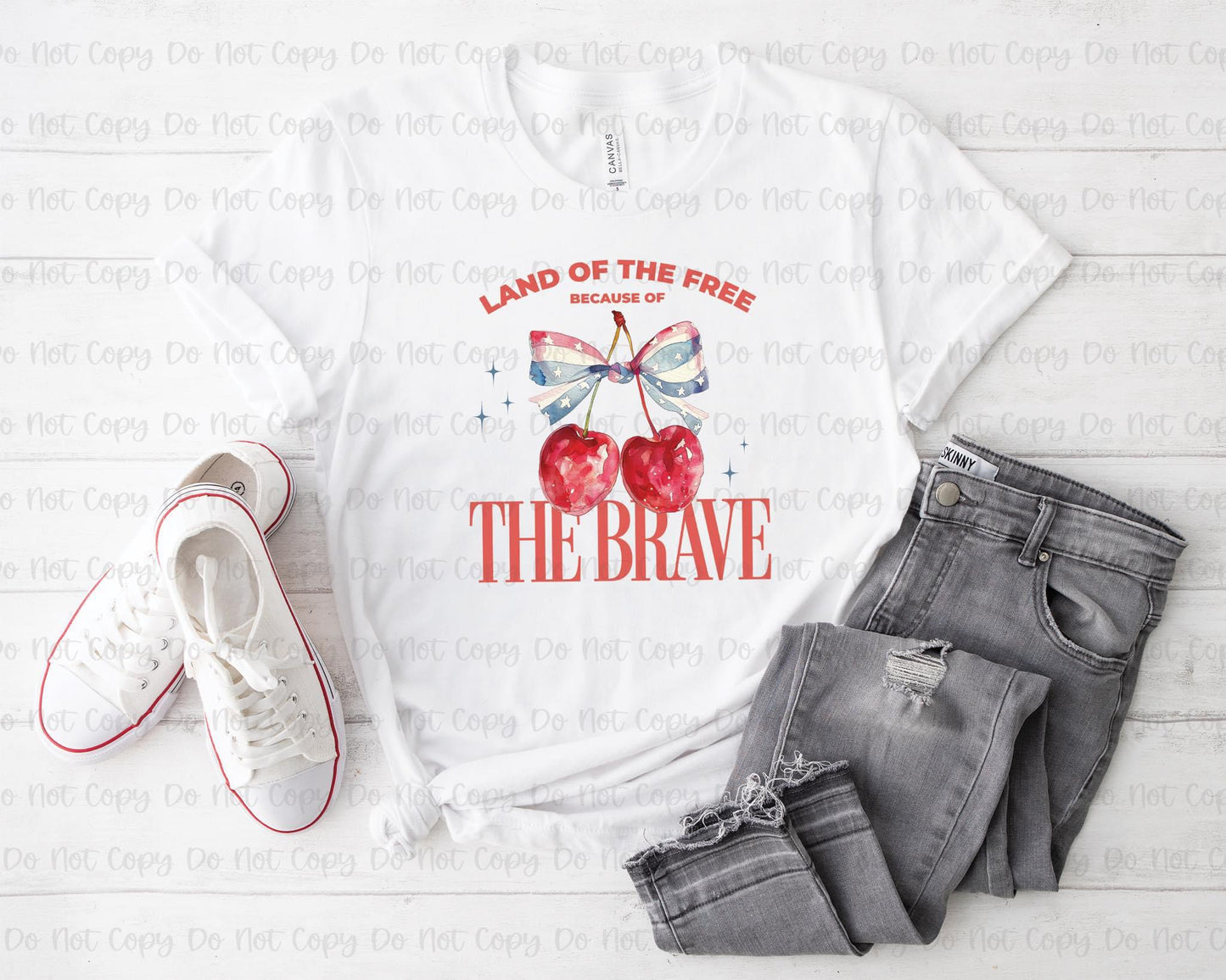 Land of the free because of the brave coquette-Ollie & Co.