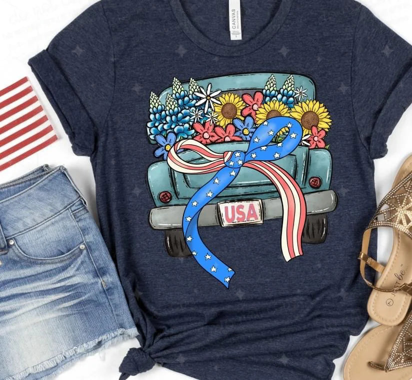 Patriotic Truck Bow-Ollie & Co.