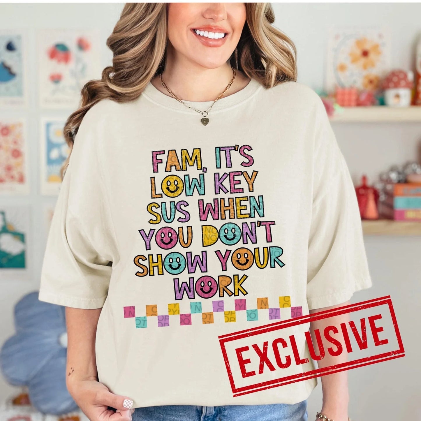 Fam it's low key sus when you don't show your work *O&C Exclusive*-Ollie & Co.