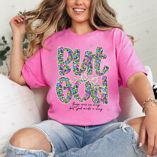 But God floral coquette