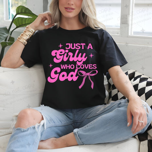 COQUETTE JUST A GIRLY WHO LOVES GOD