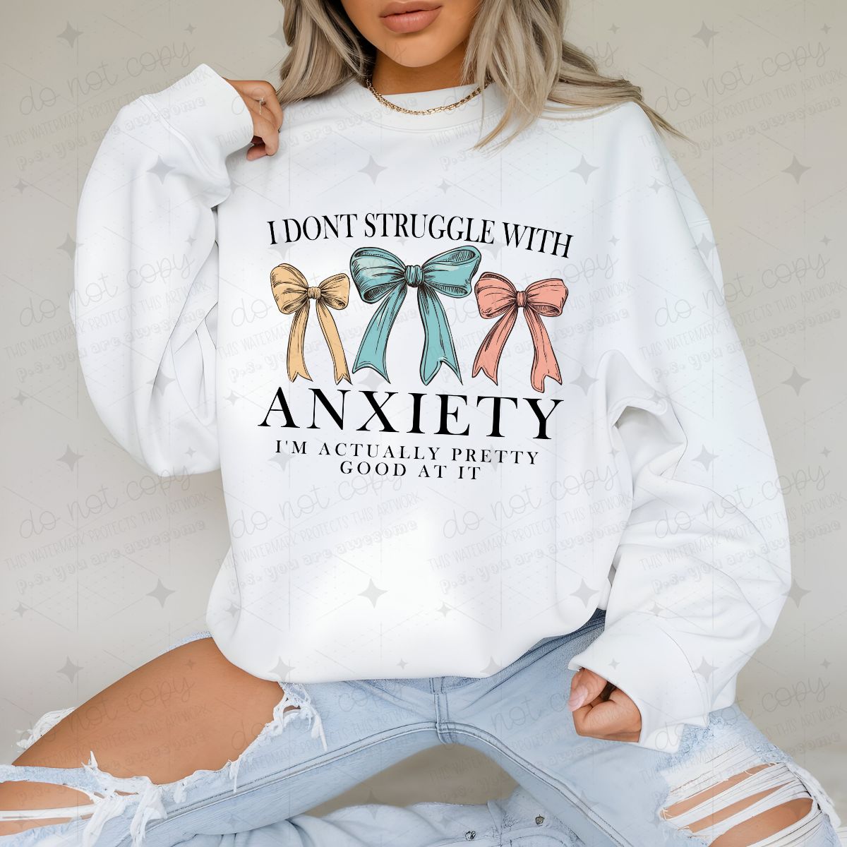 COQUETTE I DON'T STRUGGLE WITH ANXIETY