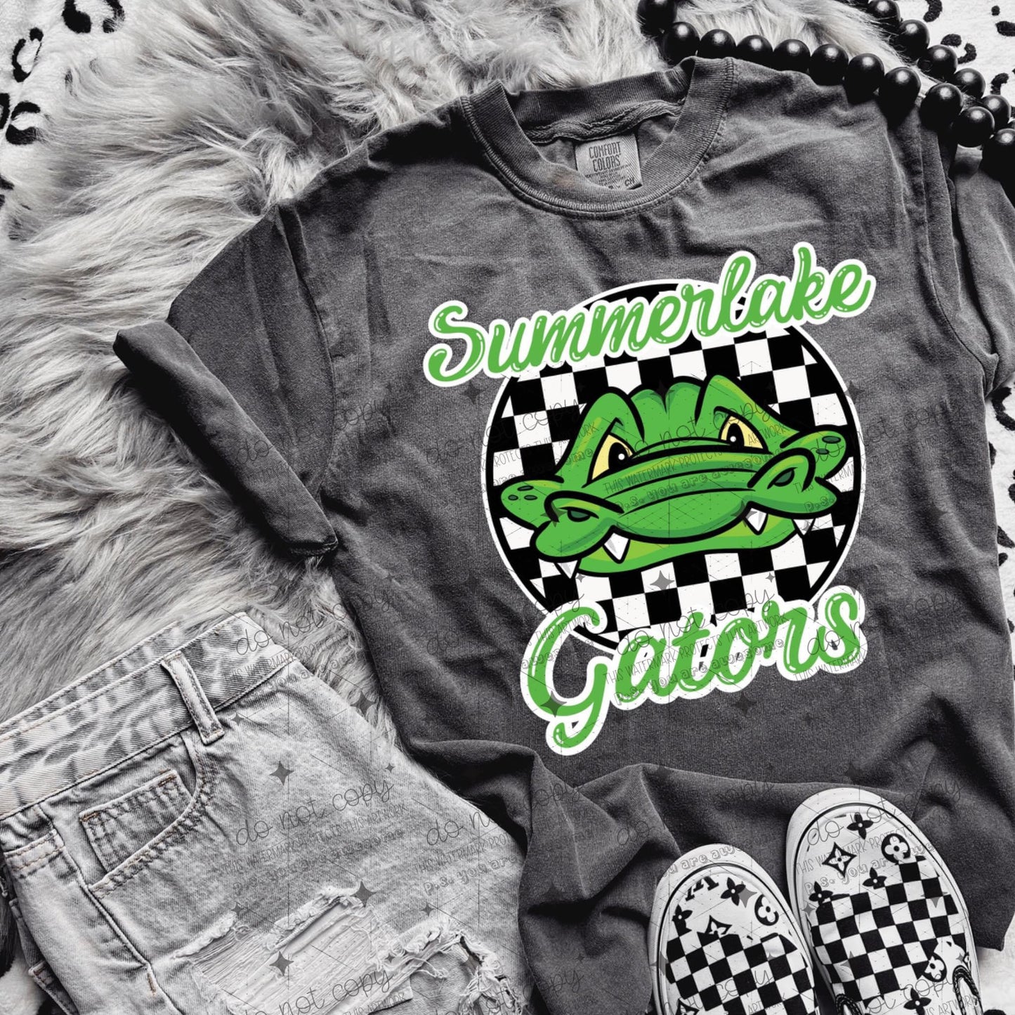 Checkered Custom Mascot-Ollie & Co.