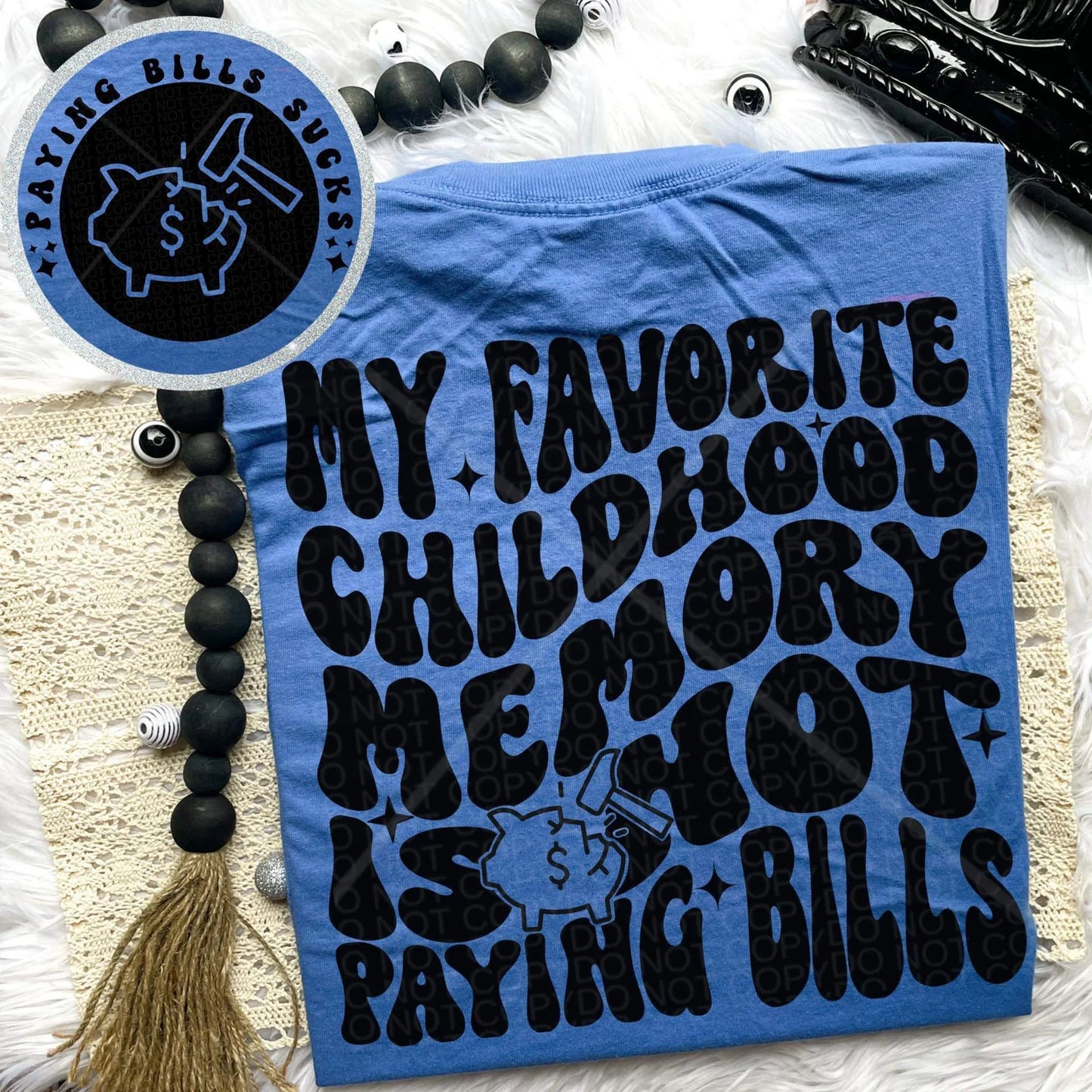 Favorite Childhood memory- not paying bills *Ollie & Co. Exclusive*-Ollie & Co.