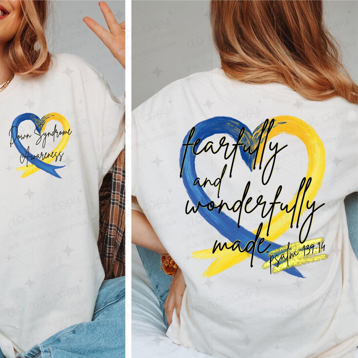 Perfect and wonderfully made Down Syndrome Awareness-Ollie & Co.