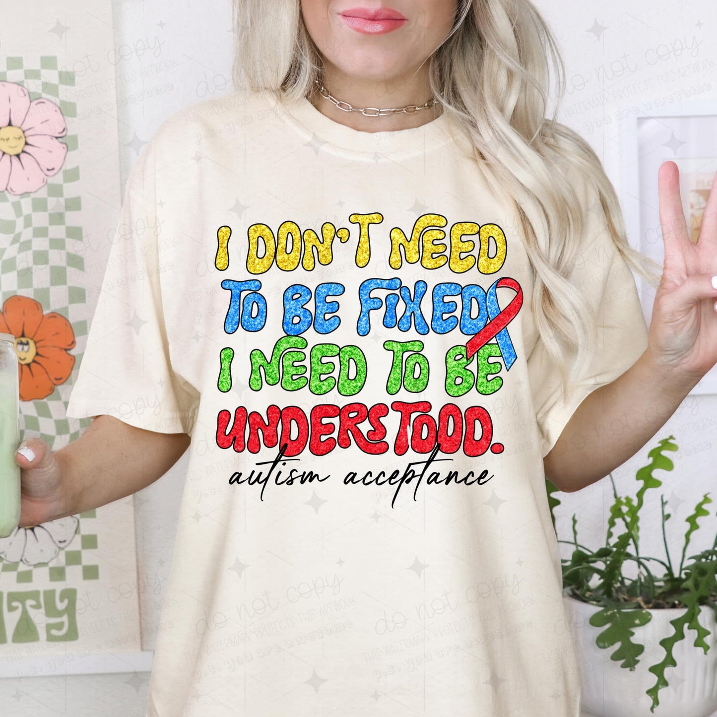 I dont need to be fixed I need to be understood autism acceptance-Ollie & Co.