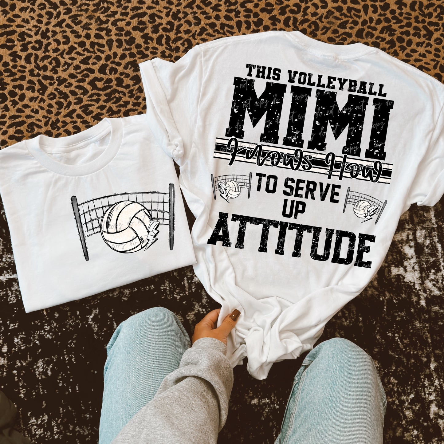 Volleyball Custom Name Attitude-Ollie & Co.