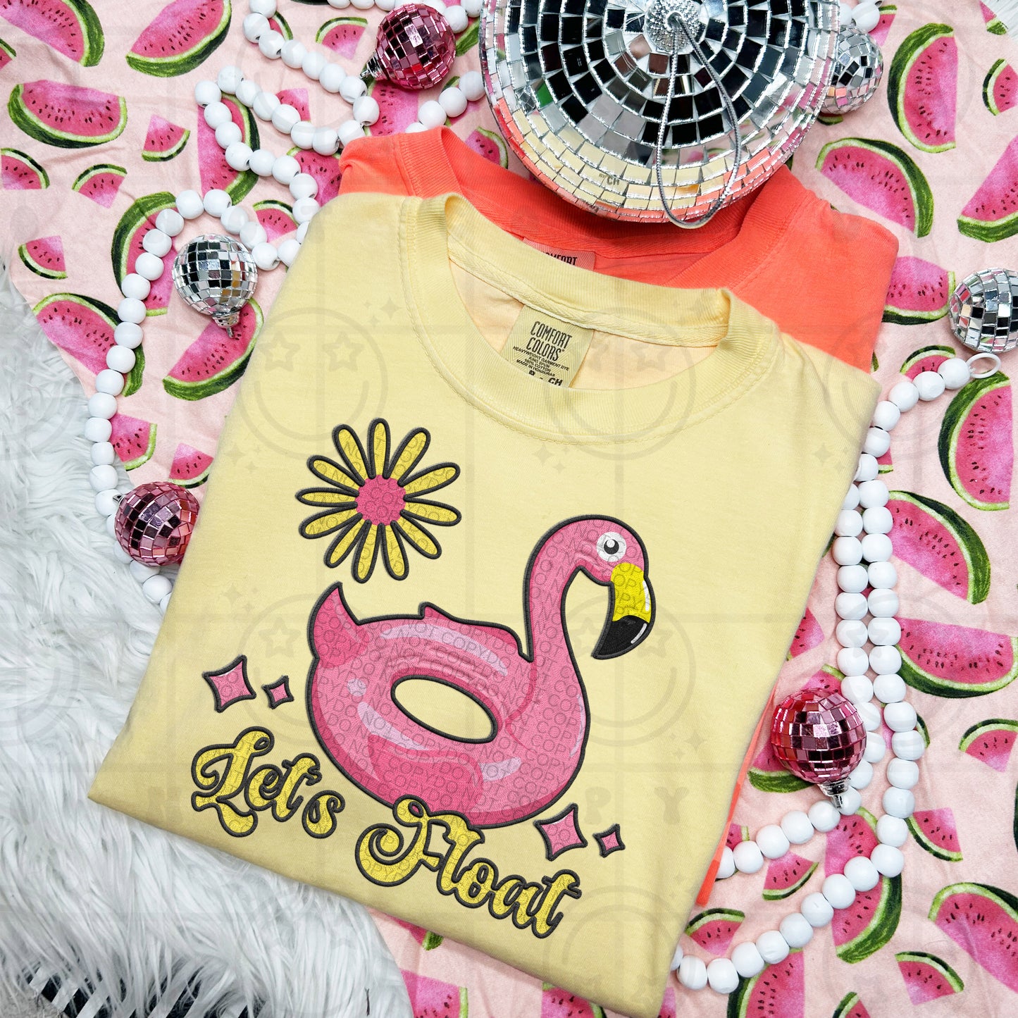 Lets Float Faux Embroidery