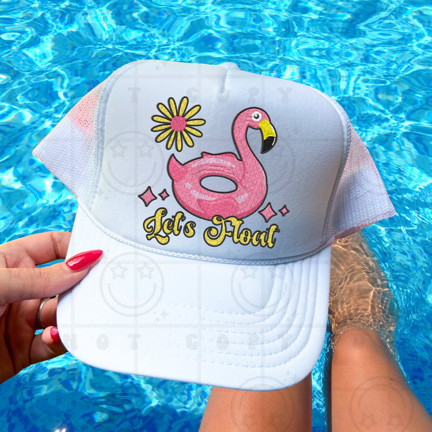 Lets Float Faux Embroidery