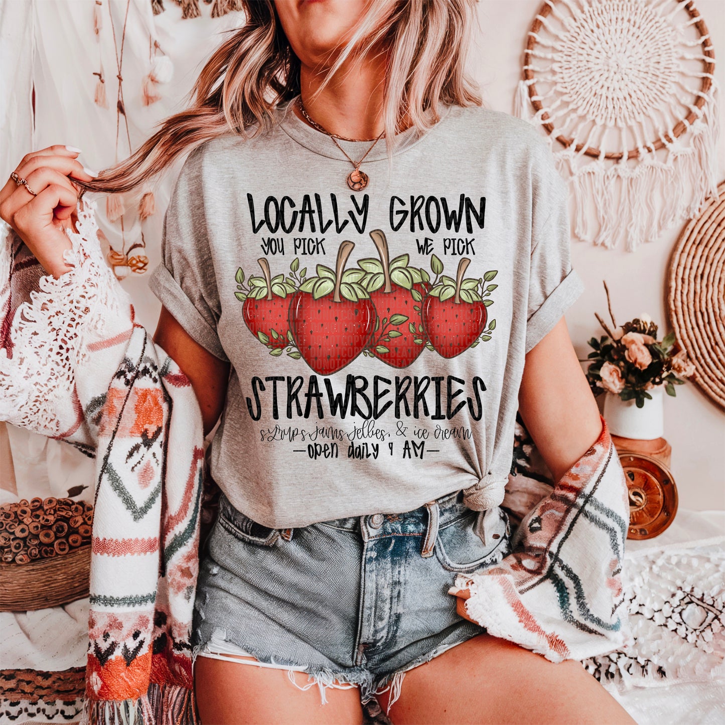Locally Grown Strawberries-Ollie & Co.